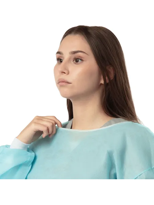 Халат хирург. н/с рук.манжета дл.140 см пл 42 р.56-58 1шт./уп.  Гекса