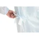 Халат хирург. н/с рук.манжета дл.140 см пл 42 р.56-58 1шт./уп.  Гекса
