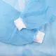 Халат н/с , на завязк, рук.манж, дл.110см, XXL,пл 25, голуб, 10 шт/уп