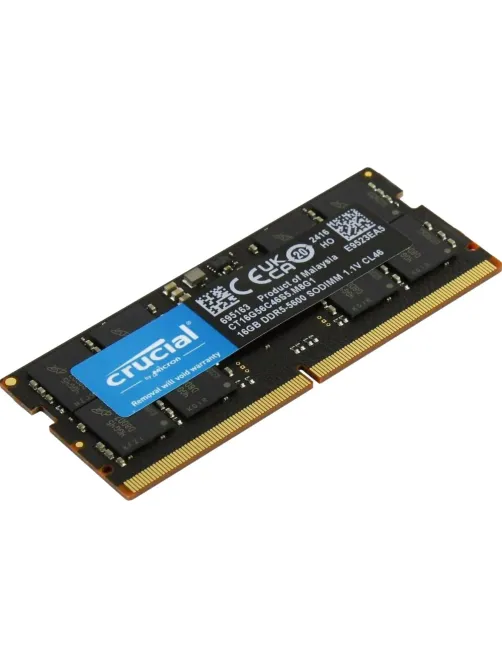 Модуль памяти Crucial DDR5 SO-DIMM 16GB 5600Мгц(CT16G56C46S5)
