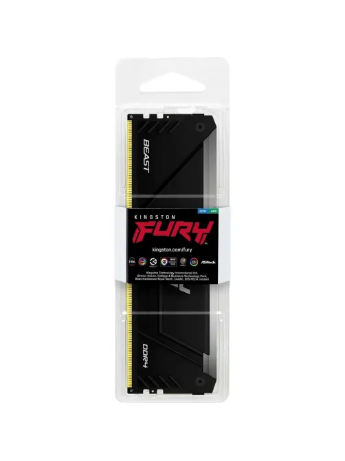 Модуль памяти Kingston FURY Beast DDR4 DIMM 16GB 3200Мгц(KF432C16BB12A/16)