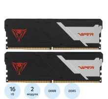 Модуль памяти Patriot Viper DDR5 DIMM 32GB(2x16Gb) 6600MHz(PVV532G660C34K)
