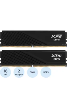 Модуль памяти ADATA DDR5 DIMM 32GB(2x16gb)6000MHz(AX5U6000C3016G-DTLABRBK)
