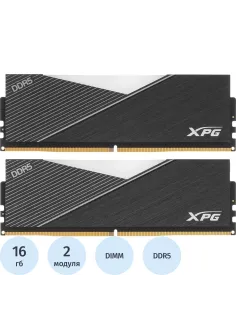 Модуль памяти ADATA DDR5 DIMM 32GB(2x16gb) 6400MHz(AX5U6400C3216G-DCLARBK)