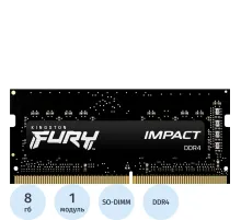 Модуль памяти Kingston 8GB 3200MHz DDR4 CL20 SODIMM FURY KF432S20IB/8