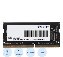 Модуль памяти Patriot DDR4 SO-DIMM 8Gb 3200 МГц CL22 (PSD48G320081S)