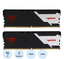 Модуль памяти Patriot Viper DDR5 DIMM 32GB(2x16Gb) 6800MHz (PVV532G680C34K)