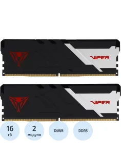 Модуль памяти Patriot Viper DDR5 DIMM 32GB(2x16Gb) 6800MHz (PVV532G680C34K)