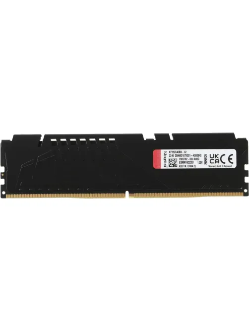 Модуль памяти Kingston FURY Black DDR5 DIMM 32GB 5200Мгц XMP(KF552C40BB-32)
