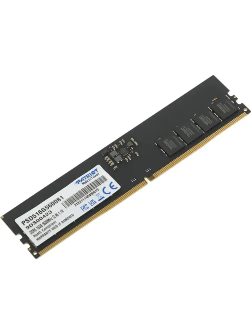 Модуль памяти Patriot DDR5 DIMM 16Gb 5600Мгц(PSD516G560081)