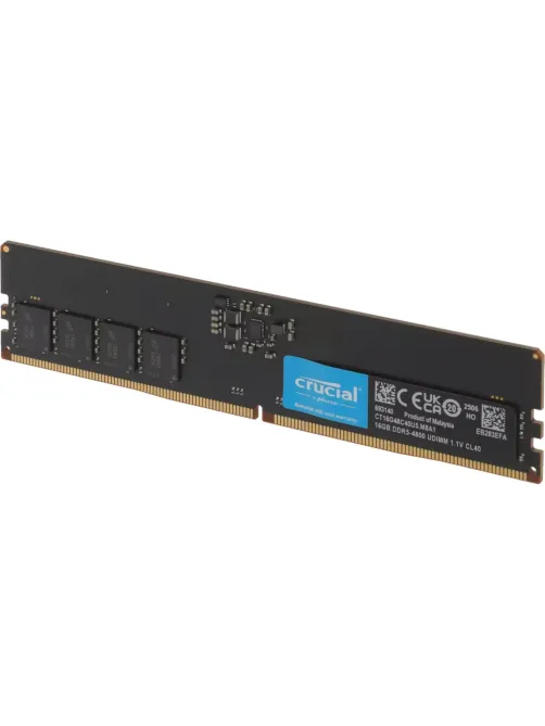 Модуль памяти Crucial DDR5 DIMM 16GB 4800Мгц(CT16G48C40U5)
