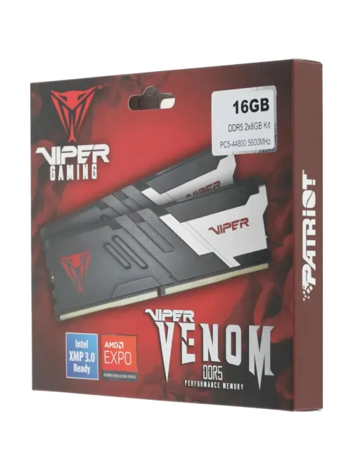 Модуль памяти Patriot Viper DDR5 DIMM 16Gb(2x8Gb) 5600Мгц(PVV516G560C40K) 