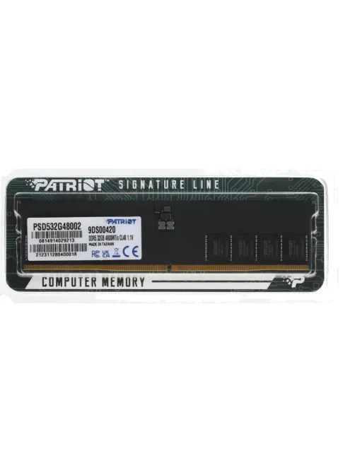 Модуль памяти Patriot DDR 5 DIMM 32Gb 4800Мгц(PSD532G48002)