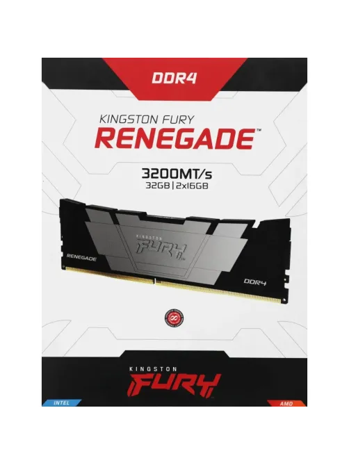 Модуль памяти Kingston DDR4 DIMM 32GB(2x16Gb) 3200Мгц(KF432C16RB12K2/32)
