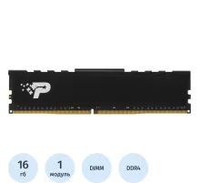 Модуль памяти Patriot Memory DDR4 DIMM 16GB 3200Мгц(PSP416G3200H1)