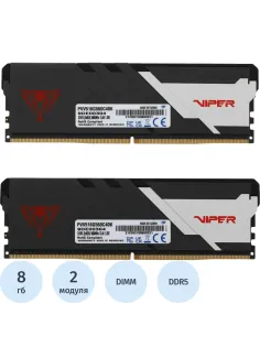 Модуль памяти Patriot Viper DDR5 DIMM 16Gb(2x8Gb) 5600Мгц(PVV516G560C40K) 