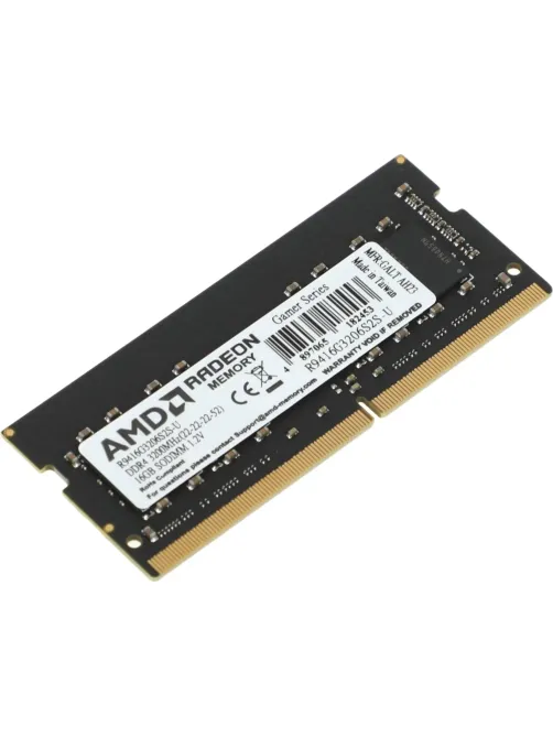 Модуль памяти AMD DDR4 SO-DIMM 16GB 3200Мгц(R9416G3206S2S-U)