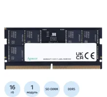 Модуль памяти Apacer DDR5 16GB 5600Мгц SO-DIMM (AS16GHB56CVBBGH)