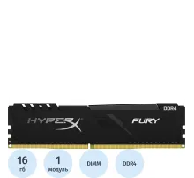 Модуль памяти Kingston FURY DDR4 DIMM 16Gb 3200МГц CL16 (KF432C16BB1/16)