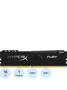 Модуль памяти Kingston FURY DDR4 DIMM 16Gb 3200МГц CL16 (KF432C16BB1/16)