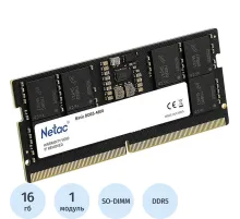 Модуль памяти Netac Basic SODIMM 16GB DDR5-4800(NTBSD5N48SP-16)
