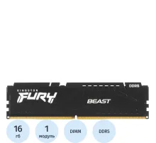 Модуль памяти Kingston FURY Black DDR5 DIMM 16GB 5600Мгц(KF556C36BBE-16)