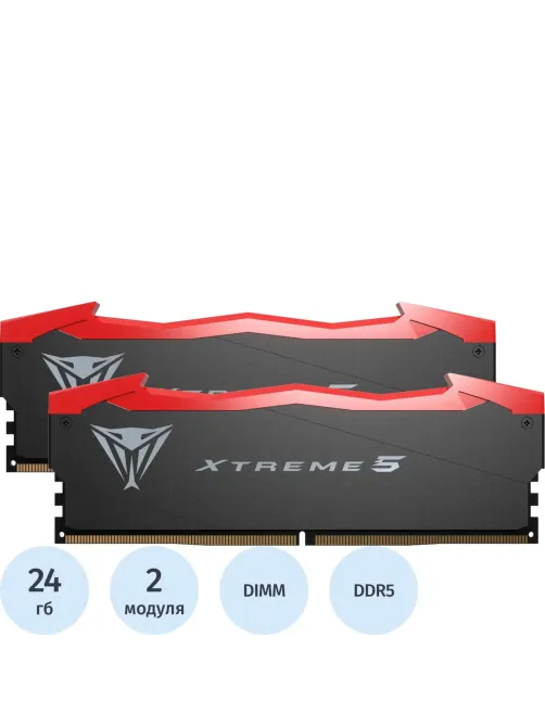 Модуль памяти Patriot Memory DDR5 DIMM 2x24GB 8200MHz(PVX548G82C38K)