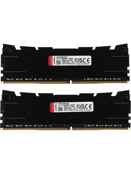 Модуль памяти Kingston DDR4 DIMM 32GB(2x16Gb) 3200Мгц(KF432C16RB12K2/32)