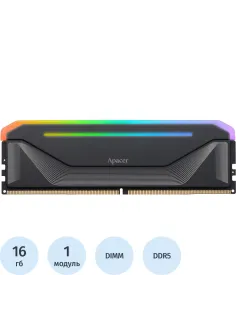 Модуль памяти Apacer DDR5 6GB 6000MHz DIMM (AH5U16G60C622NBAA-1)
