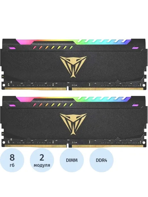 Модуль памяти Patriot Viper DIMM DDR4 16Gb (2x8Gb) 3600Мгц PVSR416G360C0K