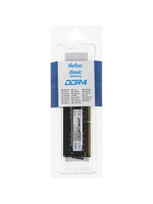 Модуль памяти Netac SO-DIMM DDR4 16Gb, 3200Мгц (NTBSD4N32SP-16)