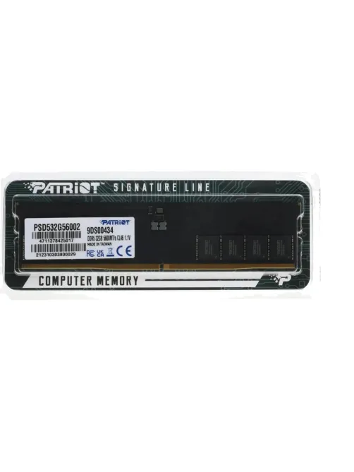 Модуль памяти Patriot DDR5 DIMM 32GB 5600Мгц(PSD532G56002)