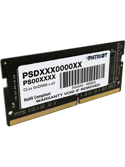 Модуль памяти Patriot DDR4 SO-DIMM 8Gb 3200 МГц CL22 (PSD48G320081S)