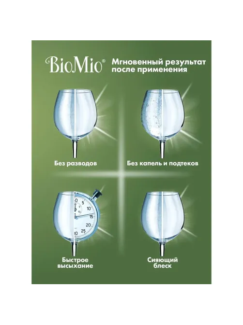 Ополаскиватель для ПММ BioMio BIO-RINSE без запаха 750мл