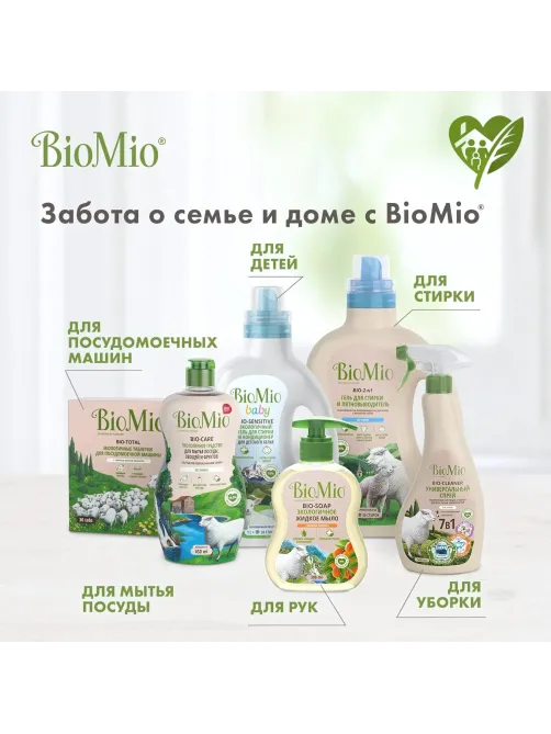 Ополаскиватель для ПММ BioMio BIO-RINSE без запаха 750мл