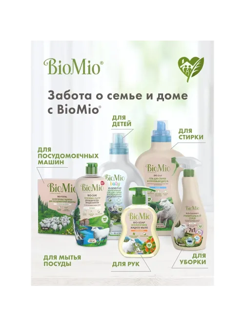Ополаскиватель для ПММ BioMio BIO-RINSE без запаха 750мл