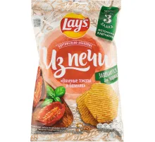 Чипсы Lays из печи вяленые томаты и базилик, 81г