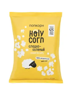 Попкорн Holy Corn сладко-соленая, 30гx20шт/уп