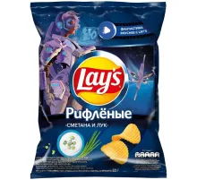 Чипсы Lays сметана лук, 225г