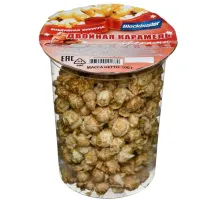 Попкорн Blockbuster двойная карамель с орехами, готовый, 100г