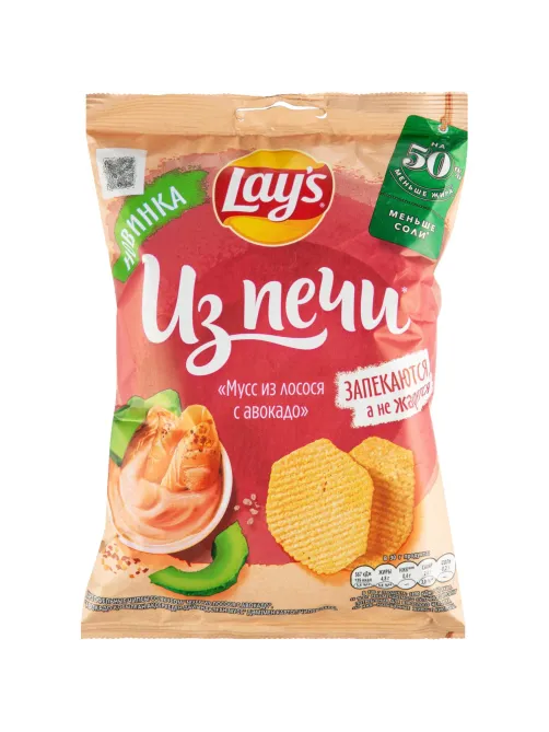 Чипсы Lays из печи Мусс из лосося, 81г