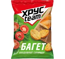 Сухарики Хрустим багет томат/зелень, 60гx24шт/уп