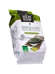 Чипсы-нори СЭНСОЙ Olive 4,5гx18шт/уп
