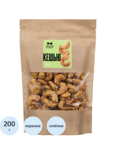 Кешью жареный Деловой Стандарт терияки 200г