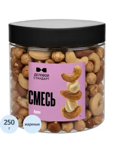 Ореховая смесь Деловой Стандарт в банке, 250 г