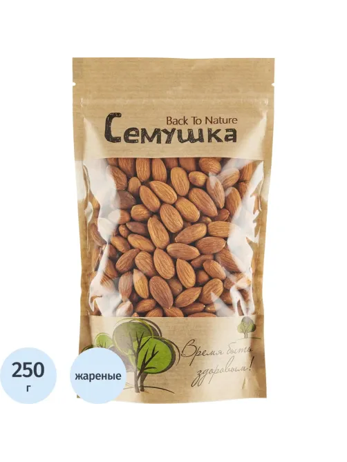 Миндаль Семушка жарен., 250г
