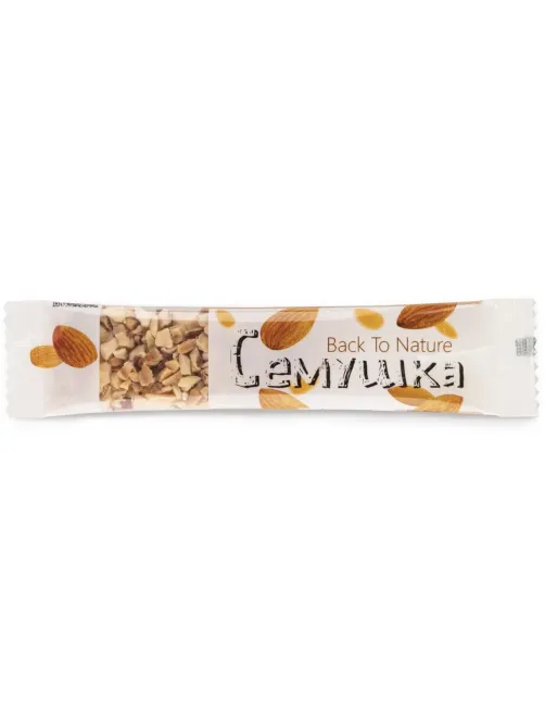 Миндаль жареный дробленый Семушка 4гх30шт/уп