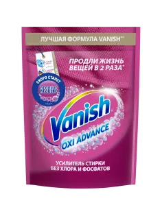 Пятновыводитель VANISH Oxi Advance Мультисила для цвет/тканей 400г порошок