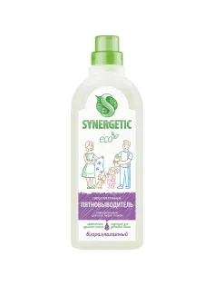 Пятновыводитель SYNERGETIC для одежды гипоаллергенный без запаха 1л