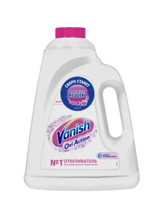 Пятновыводитель VANISH OXI Action Крист.белизна  жидкий 2л